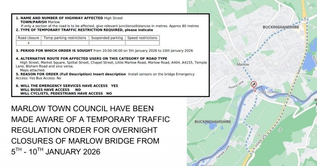 Marlow bridge closures